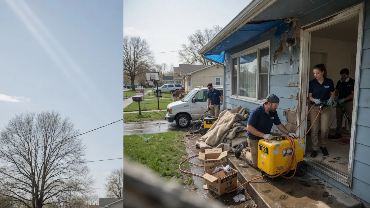 Basement Flood Cleanup in Weimar, TX near me
